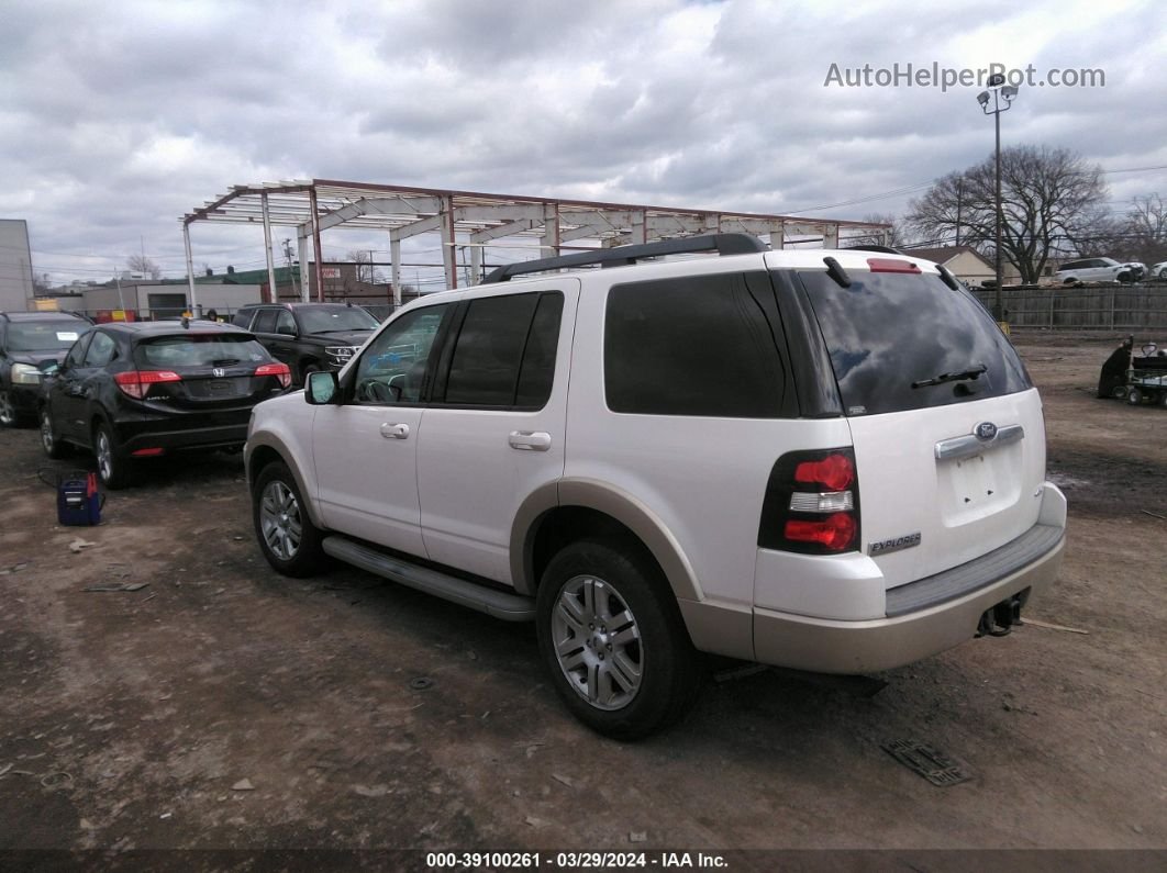 2010 Ford Explorer Eddie Bauer White vin: 1FMEU7EE3AUA92721