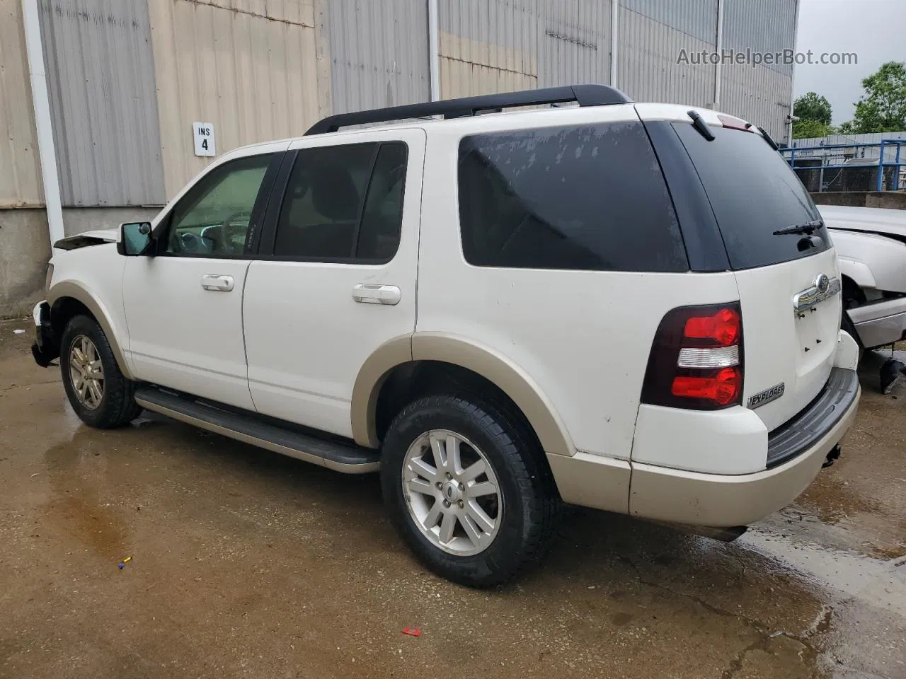 2010 Ford Explorer Eddie Bauer White vin: 1FMEU7EE3AUA99510