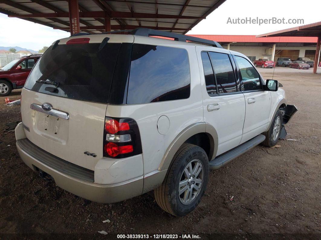 2010 Ford Explorer Eddie Bauer White vin: 1FMEU7EE4AUB12815