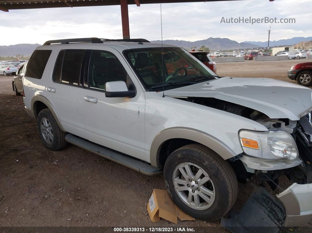 2010 Ford Explorer Eddie Bauer White vin: 1FMEU7EE4AUB12815