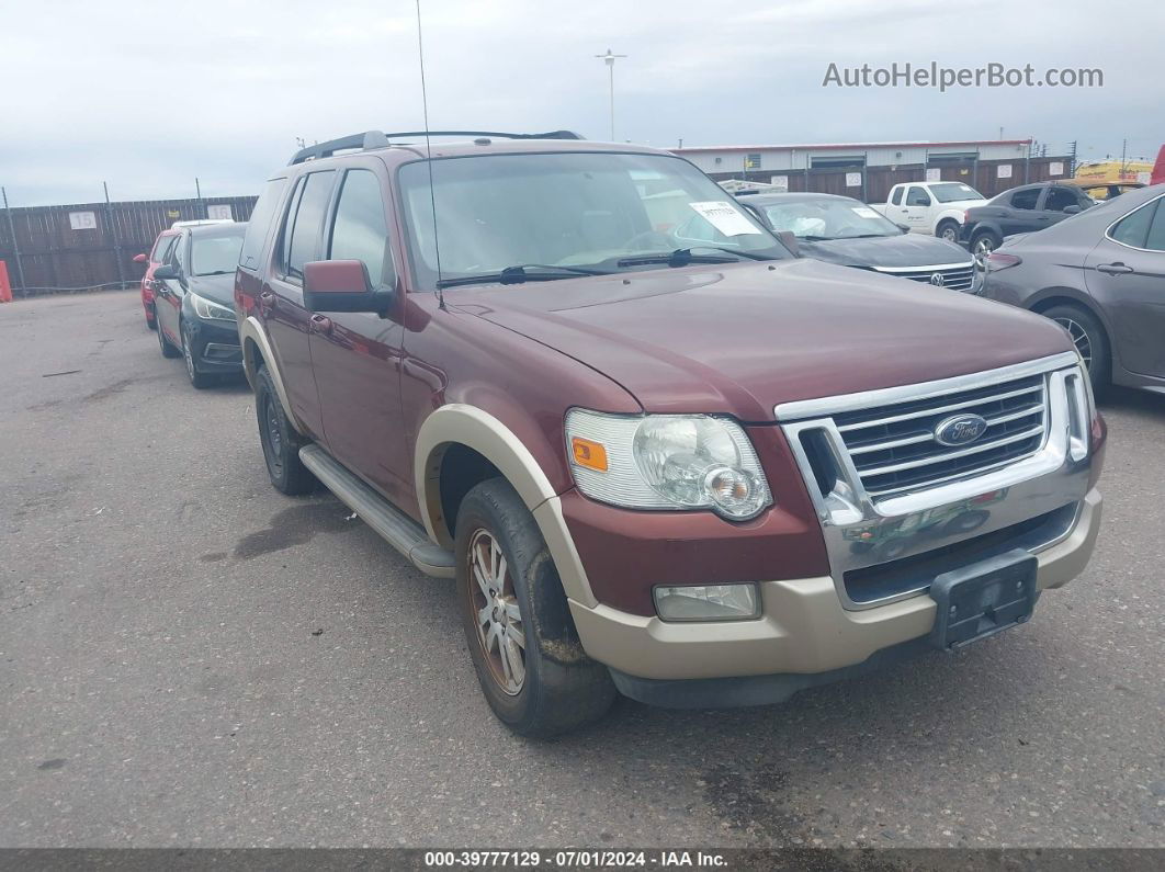 2010 Ford Explorer Eddie Bauer Maroon vin: 1FMEU7EE5AUA99671