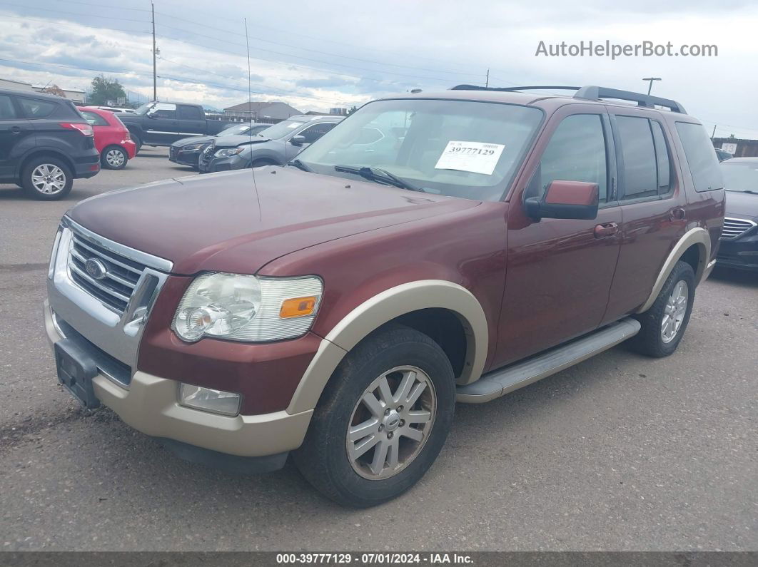 2010 Ford Explorer Eddie Bauer Maroon vin: 1FMEU7EE5AUA99671