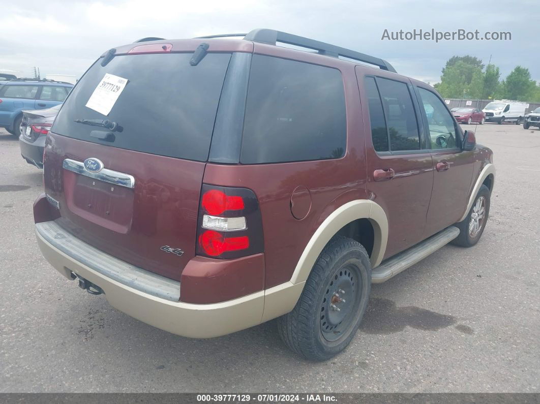 2010 Ford Explorer Eddie Bauer Maroon vin: 1FMEU7EE5AUA99671