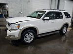 2010 Ford Explorer Eddie Bauer White vin: 1FMEU7EE6AUA39981