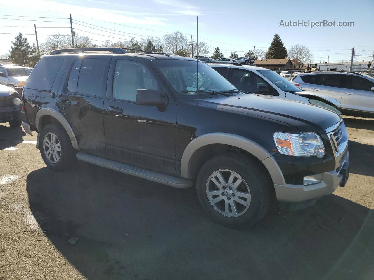 2010 Ford Explorer Eddie Bauer Black vin: 1FMEU7EE6AUA90204