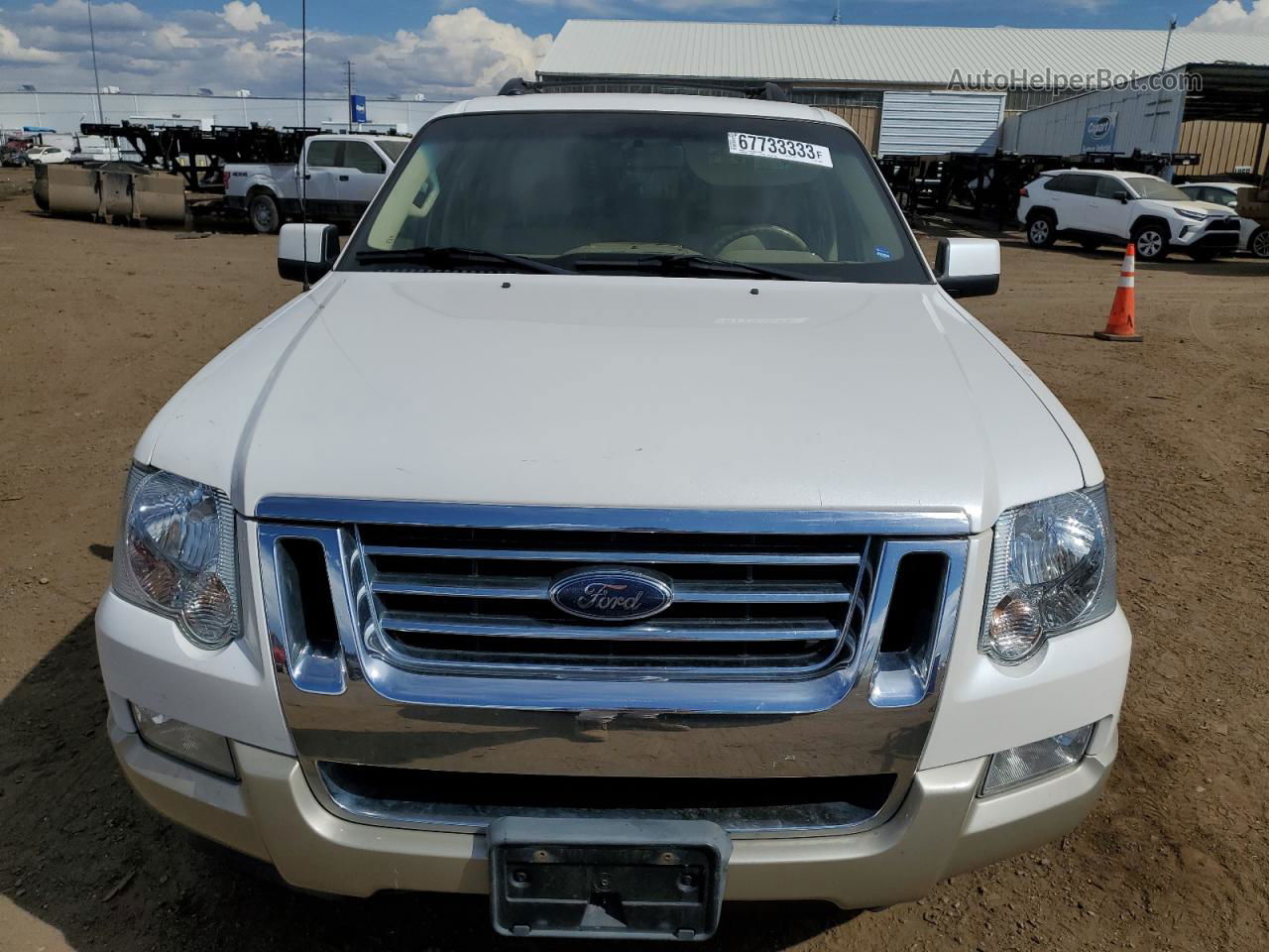 2010 Ford Explorer Eddie Bauer Белый vin: 1FMEU7EE7AUA58054