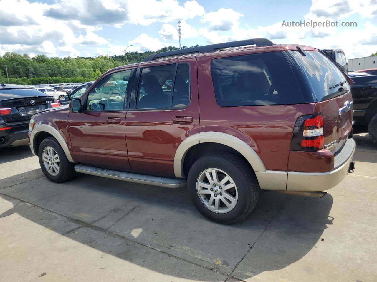 2010 Ford Explorer Eddie Bauer Orange vin: 1FMEU7EE7AUA89918