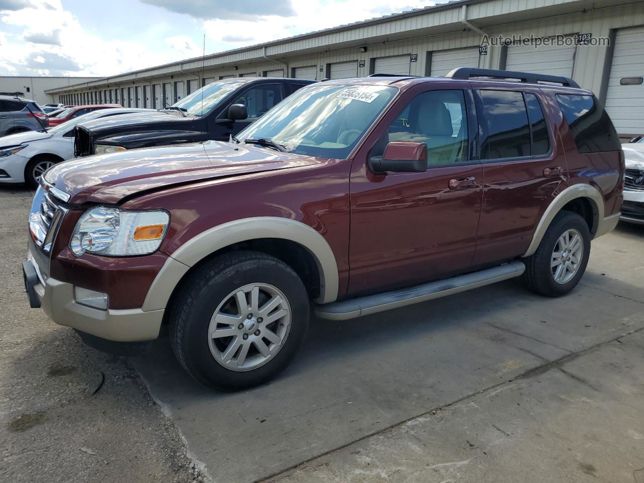 2010 Ford Explorer Eddie Bauer Orange vin: 1FMEU7EE7AUA89918