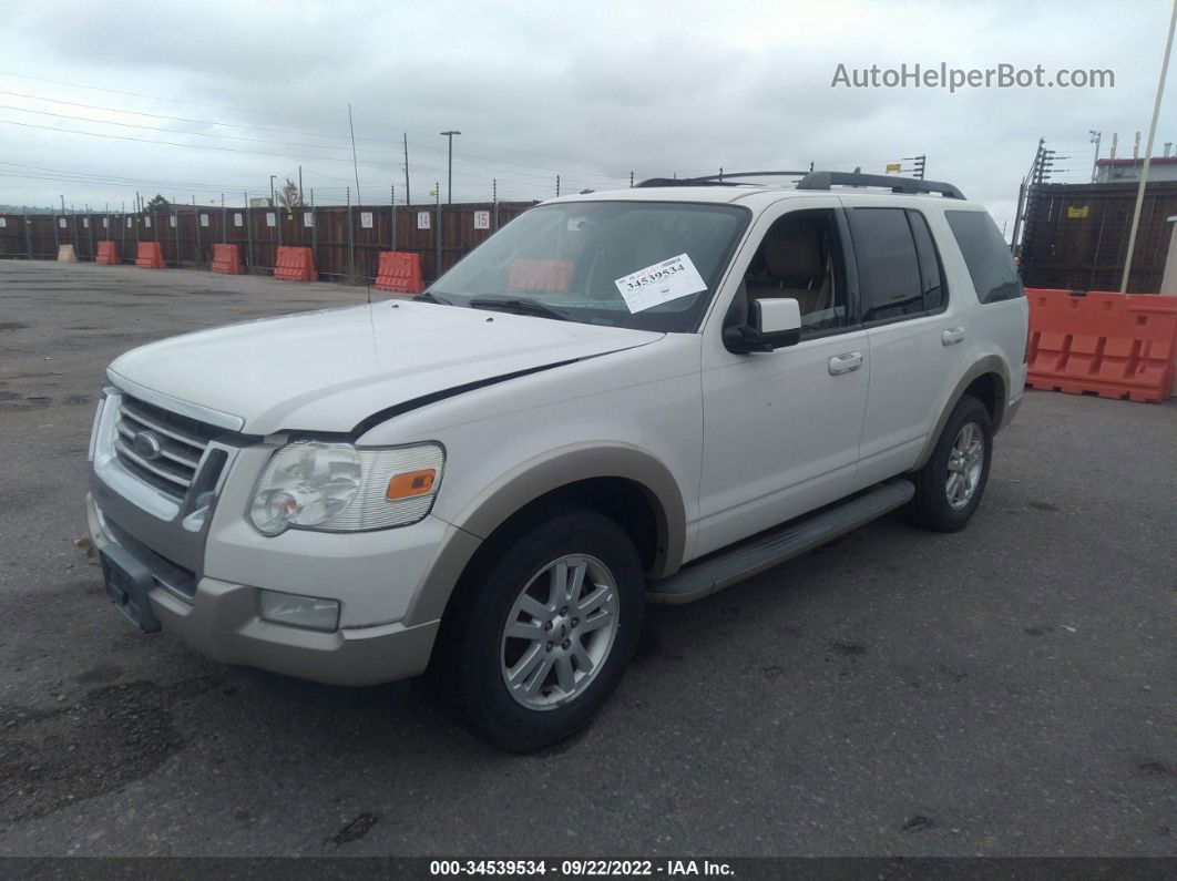 2010 Ford Explorer Eddie Bauer White vin: 1FMEU7EE8AUA73243