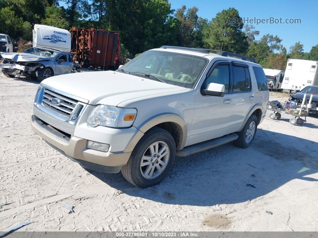 2010 Ford Explorer Eddie Bauer White vin: 1FMEU7EE8AUA89524