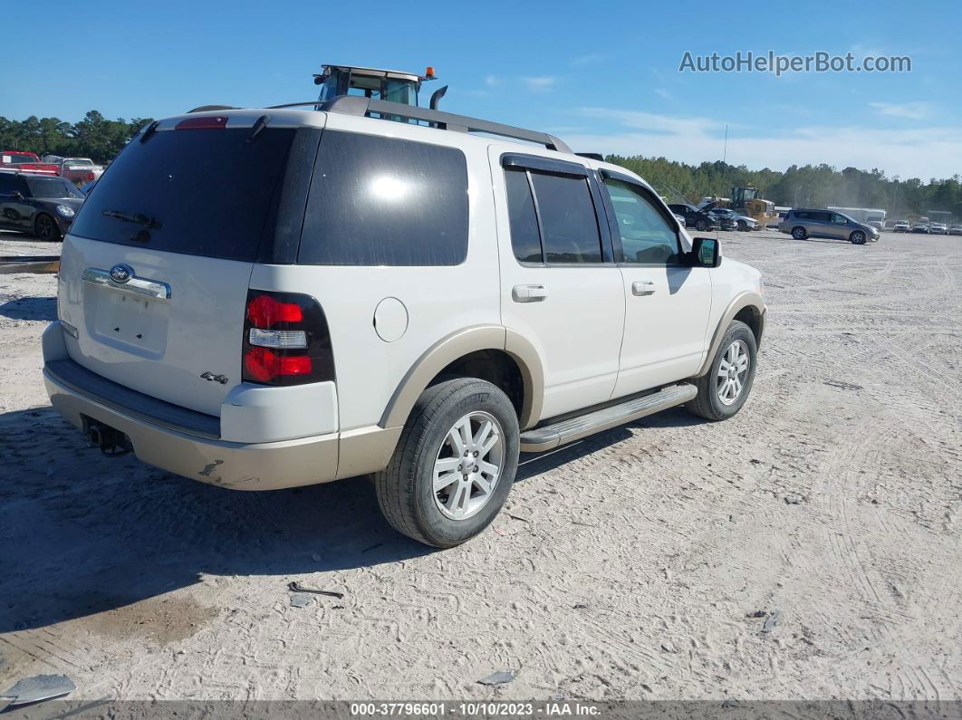 2010 Ford Explorer Eddie Bauer White vin: 1FMEU7EE8AUA89524