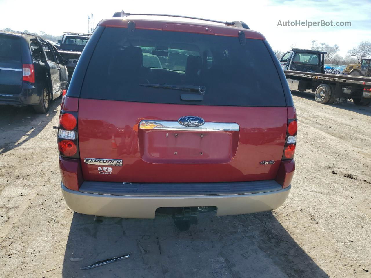 2010 Ford Explorer Eddie Bauer Red vin: 1FMEU7EE9AUA40123