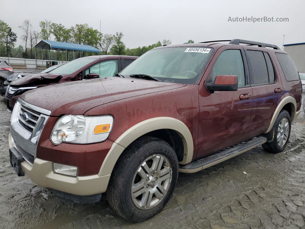 2010 Ford Explorer Eddie Bauer Burgundy vin: 1FMEU7EE9AUB02670