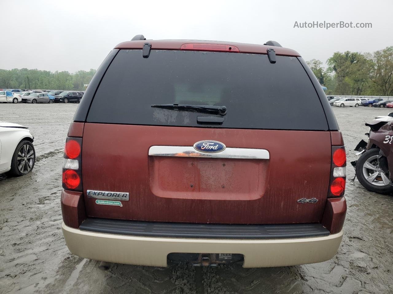 2010 Ford Explorer Eddie Bauer Burgundy vin: 1FMEU7EE9AUB02670