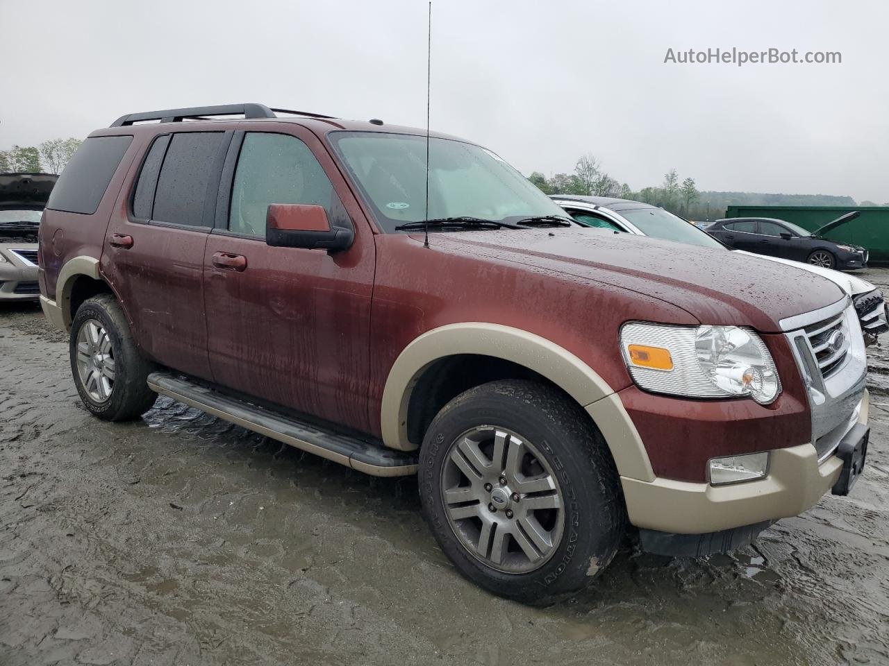 2010 Ford Explorer Eddie Bauer Burgundy vin: 1FMEU7EE9AUB02670