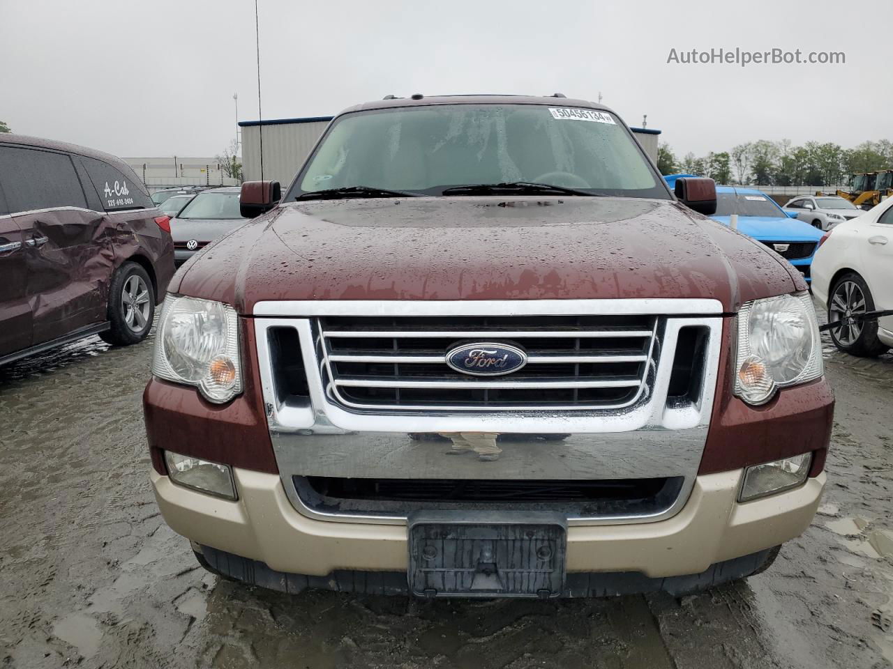 2010 Ford Explorer Eddie Bauer Burgundy vin: 1FMEU7EE9AUB02670