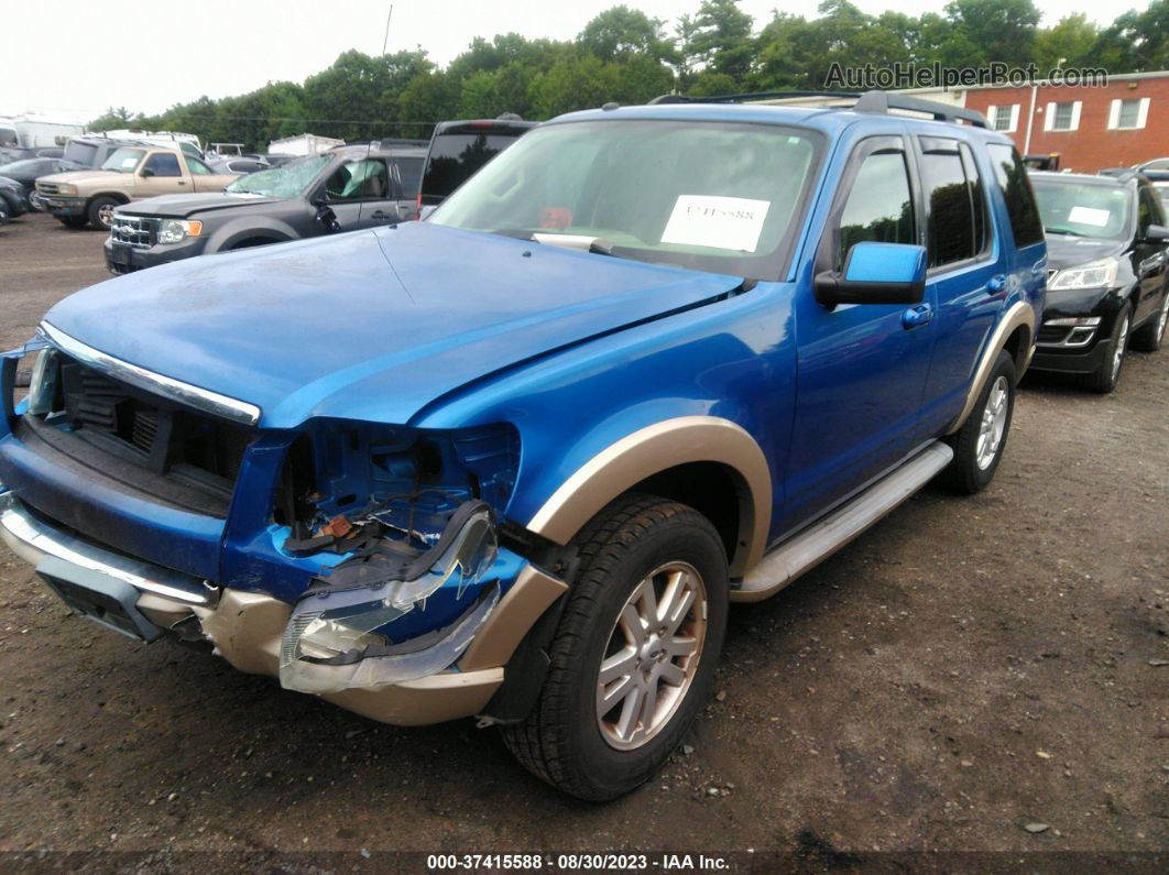 2010 Ford Explorer Eddie Bauer Blue vin: 1FMEU7EEXAUA48943