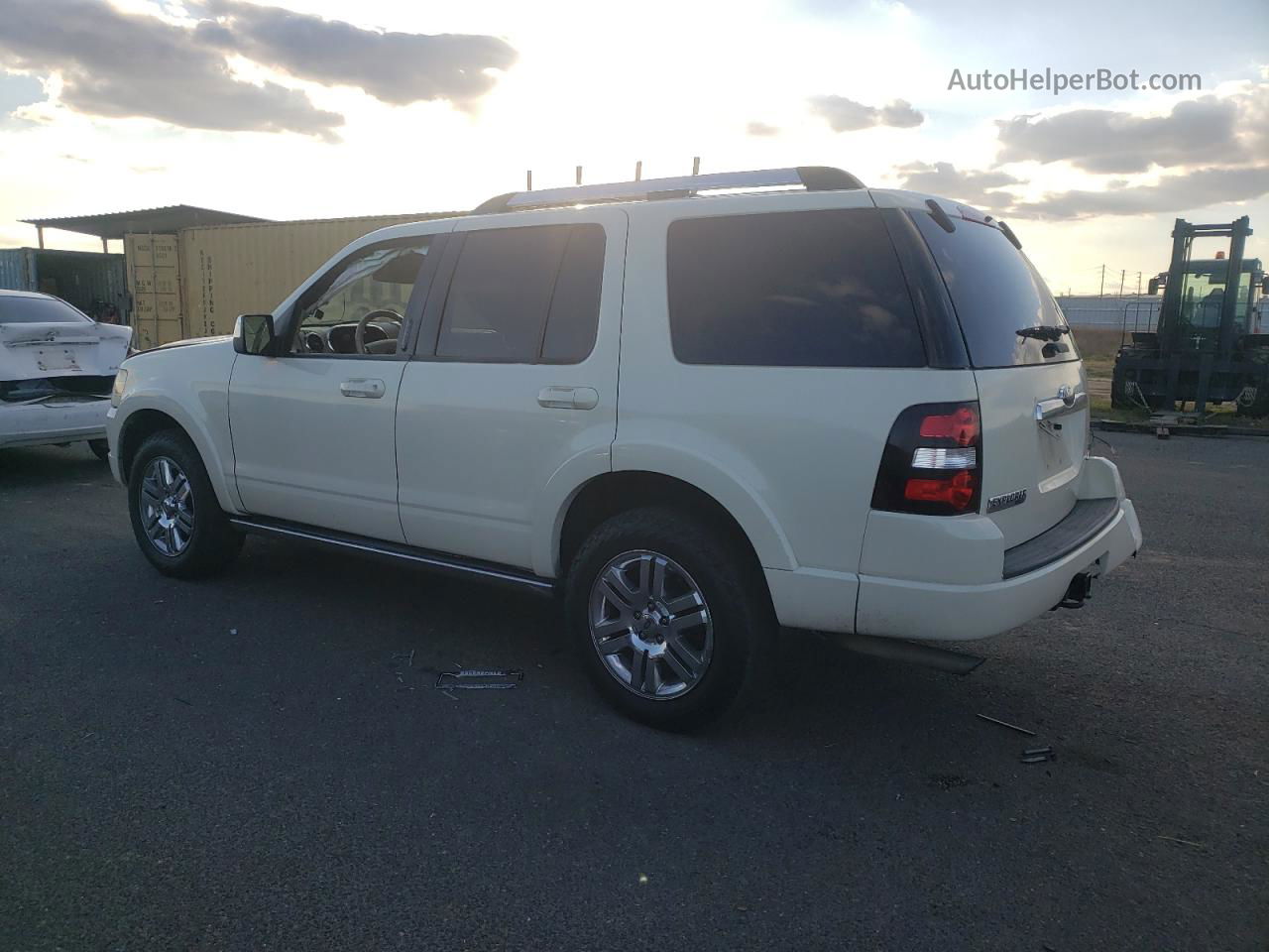 2010 Ford Explorer Limited Белый vin: 1FMEU7F84AUA16000