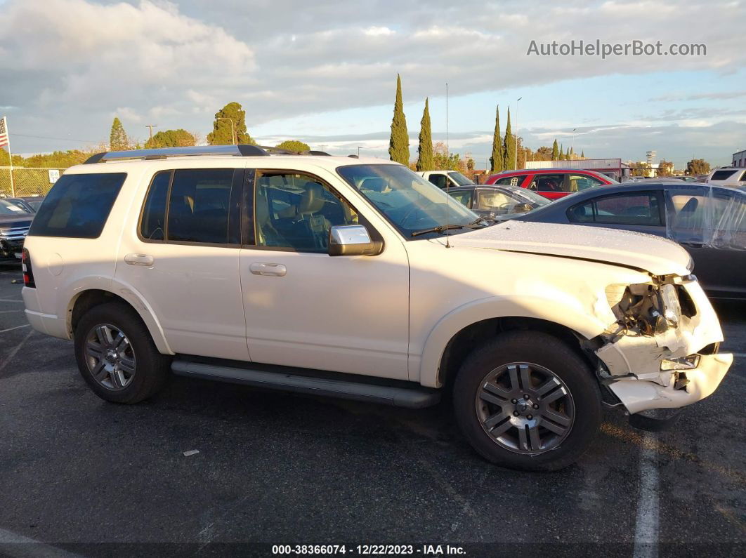 2010 Ford Explorer Limited White vin: 1FMEU7FE3AUB03103