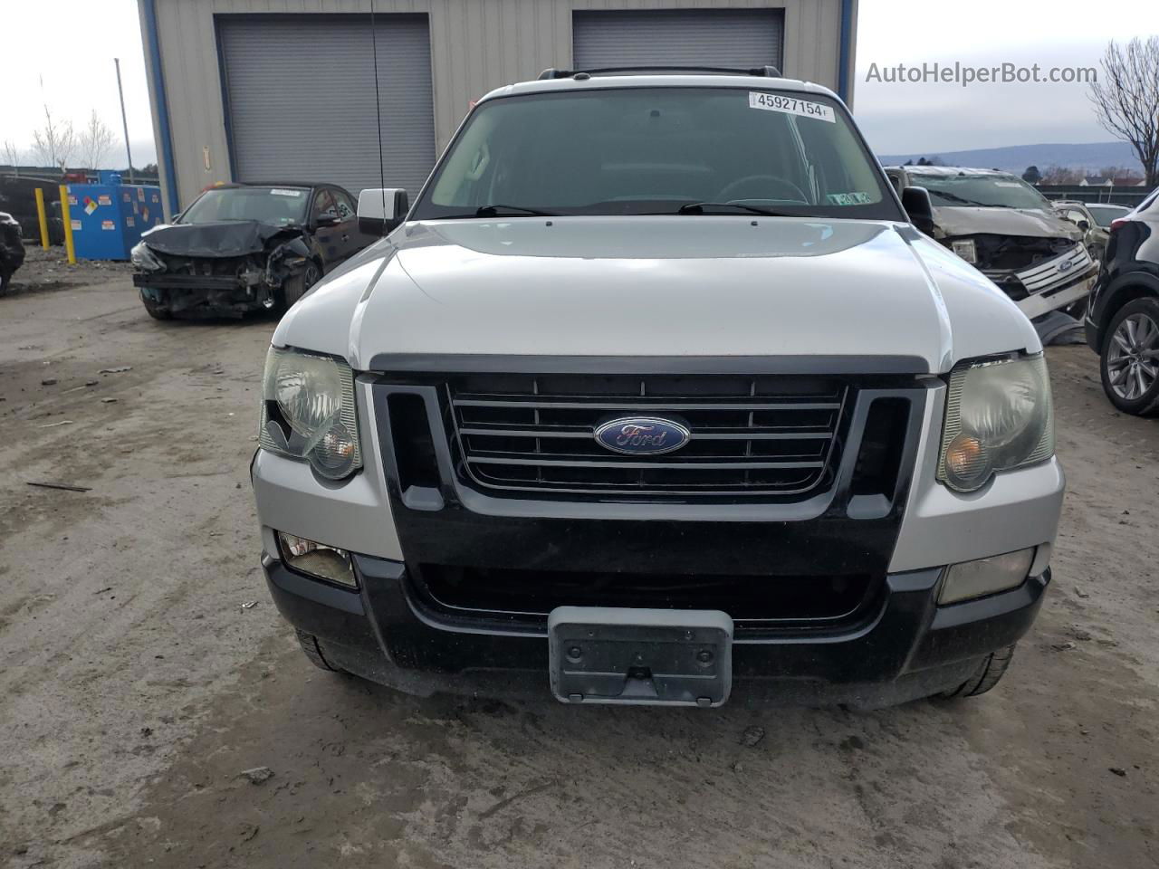 2010 Ford Explorer Xlt Silver vin: 1FMEU8DE5AUA10754