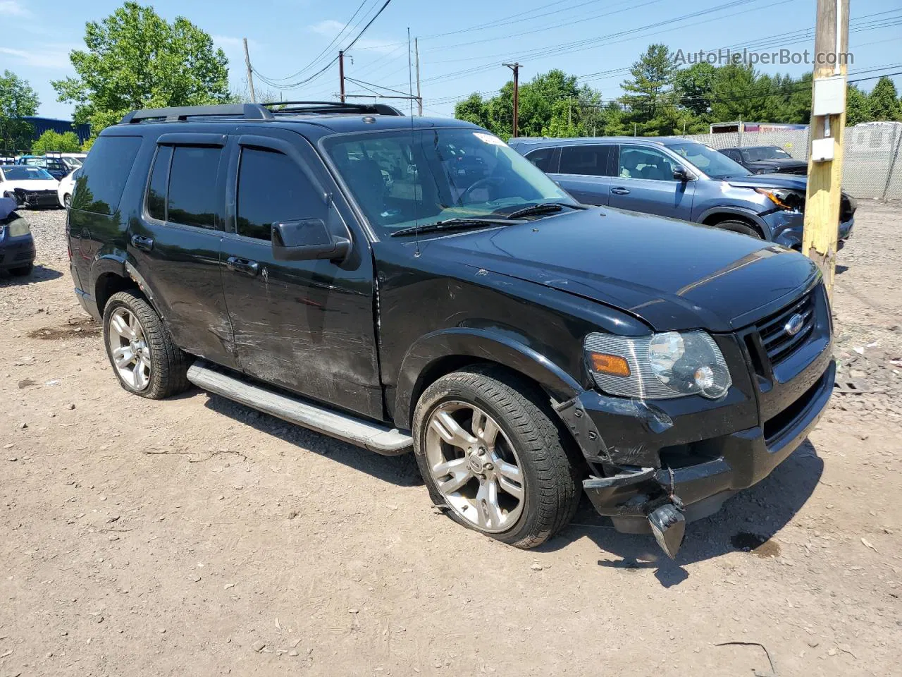 2010 Ford Explorer Xlt Черный vin: 1FMEU8DE5AUB02110