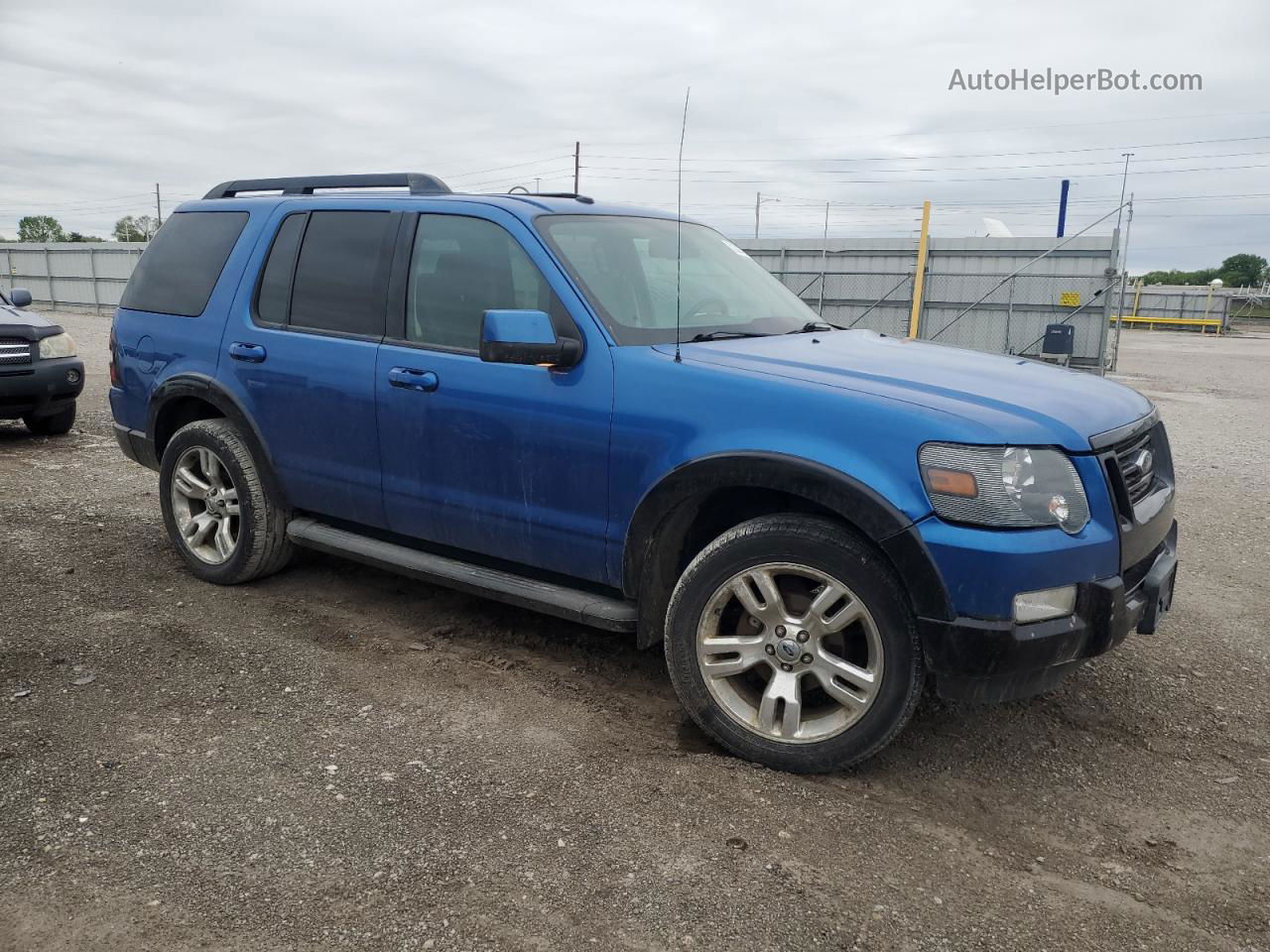 2010 Ford Explorer Xlt Blue vin: 1FMEU8DEXAUA19854