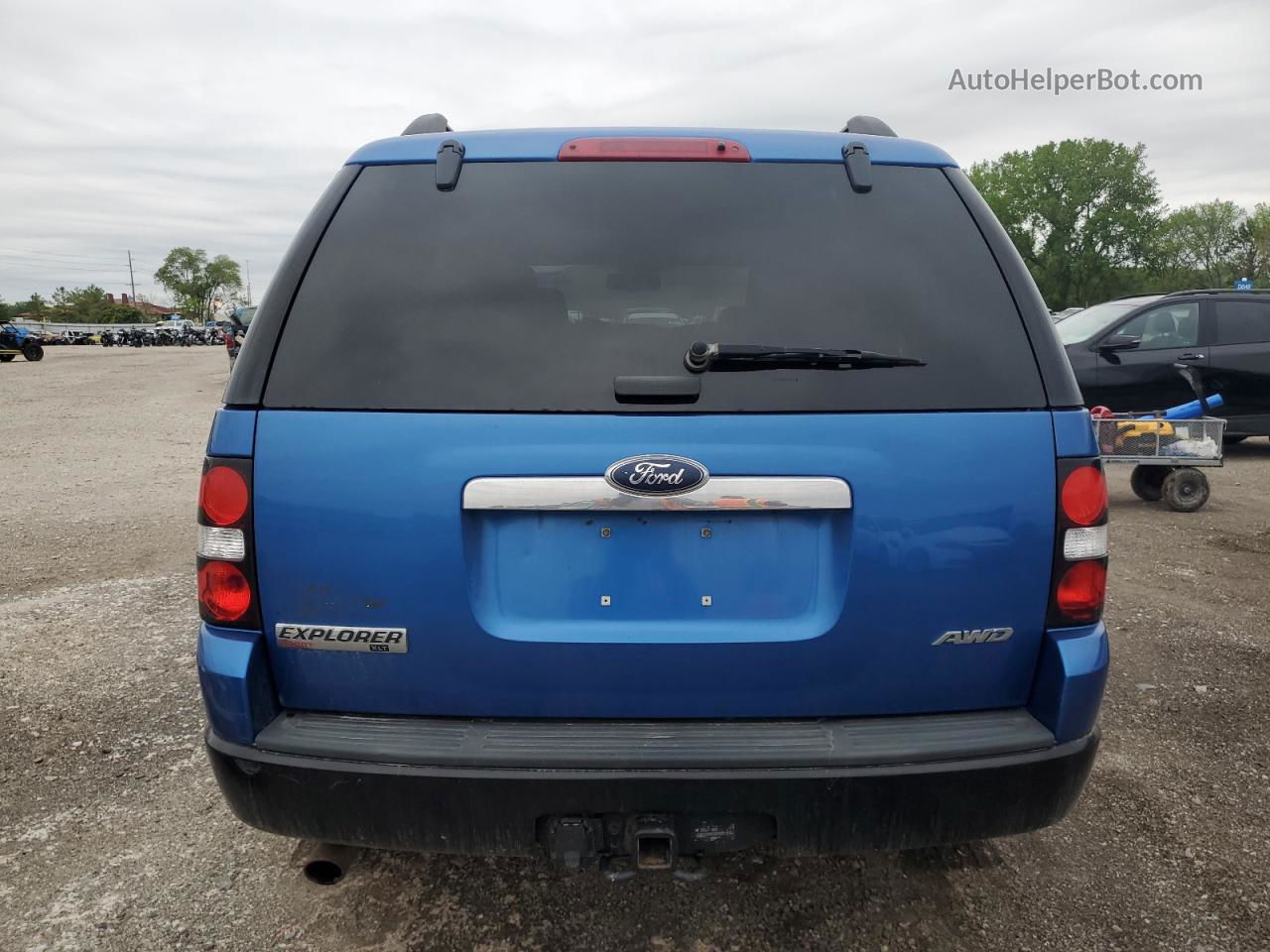 2010 Ford Explorer Xlt Blue vin: 1FMEU8DEXAUA19854