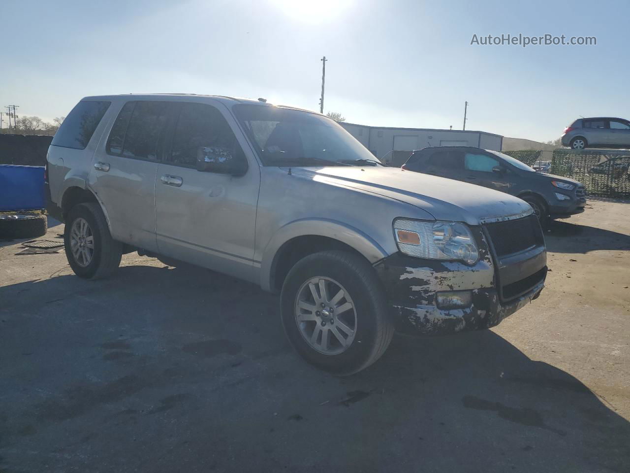 2010 Ford Explorer Limited Silver vin: 1FMEU8F80AUA94232