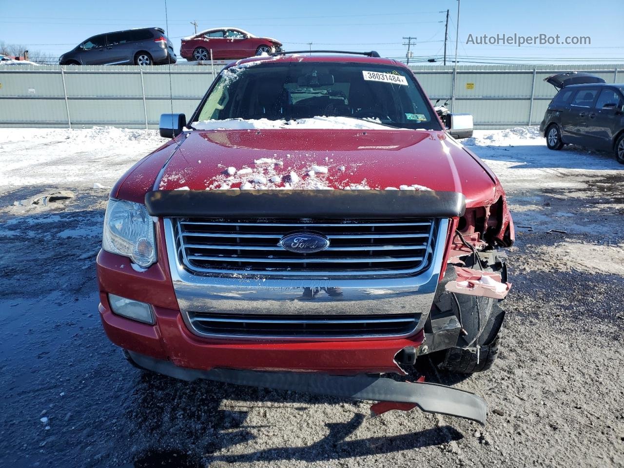 2010 Ford Explorer Limited Red vin: 1FMEU8F82AUA63984