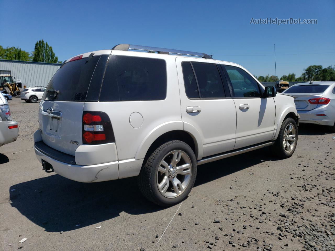 2010 Ford Explorer Limited White vin: 1FMEU8FE4AUA66634