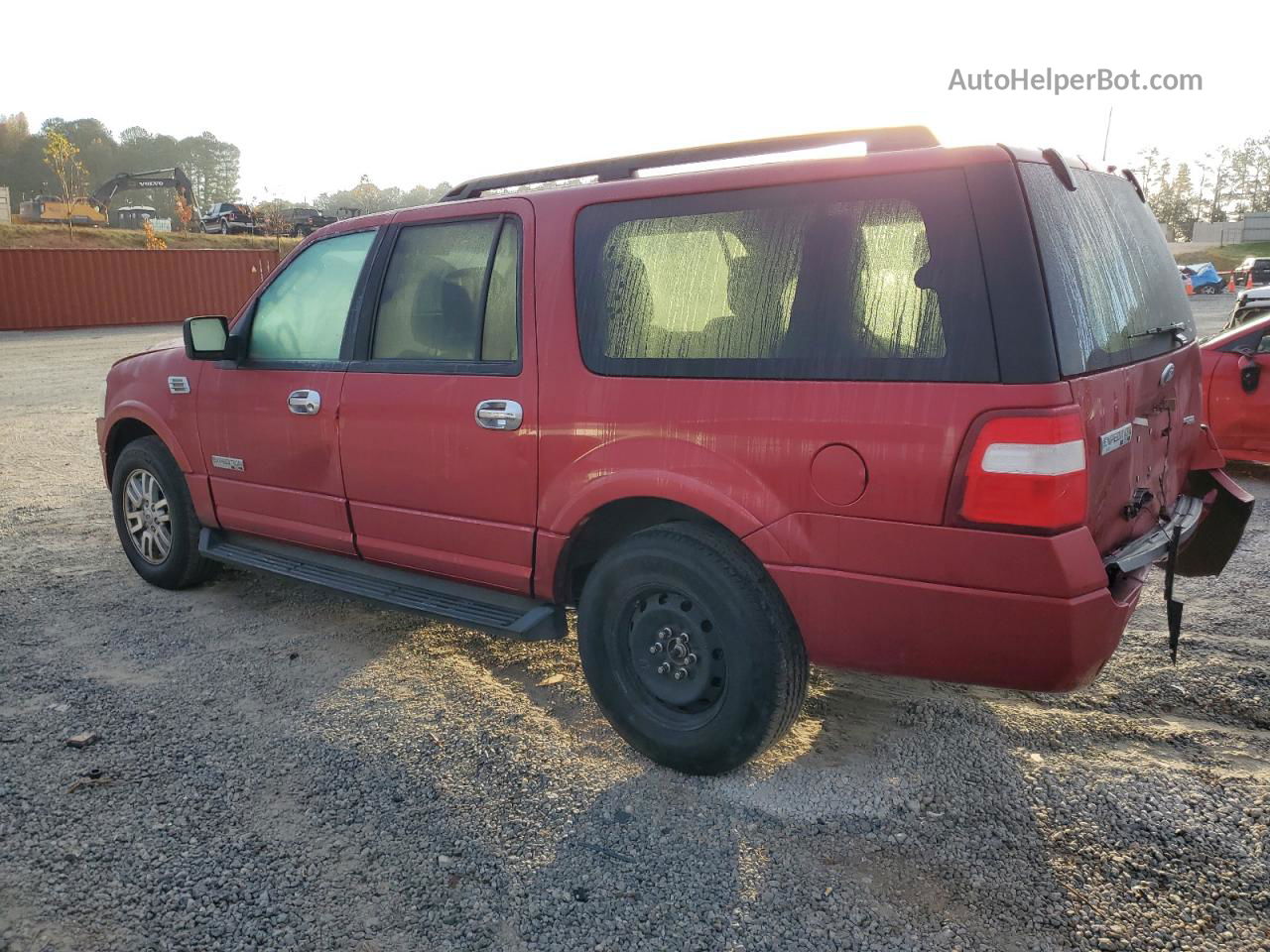 2008 Ford Expedition El Xlt Red vin: 1FMFK15508LA50997