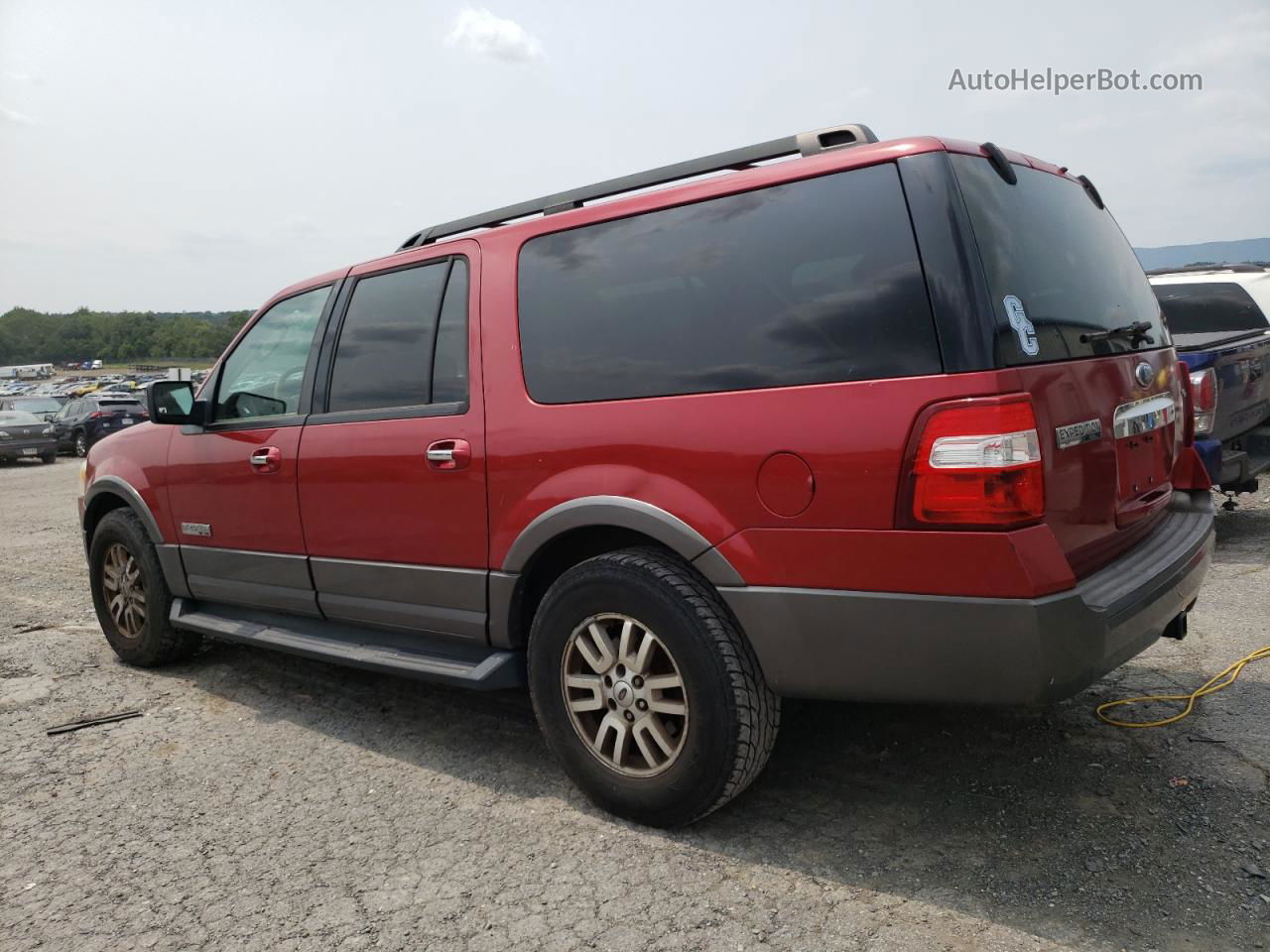 2007 Ford Expedition El Xlt Красный vin: 1FMFK15517LA54409