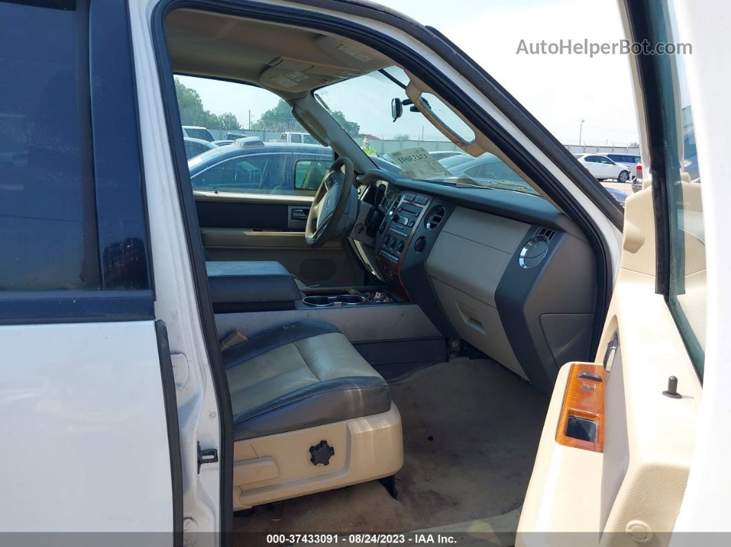 2007 Ford Expedition El Xlt White vin: 1FMFK15517LA78967