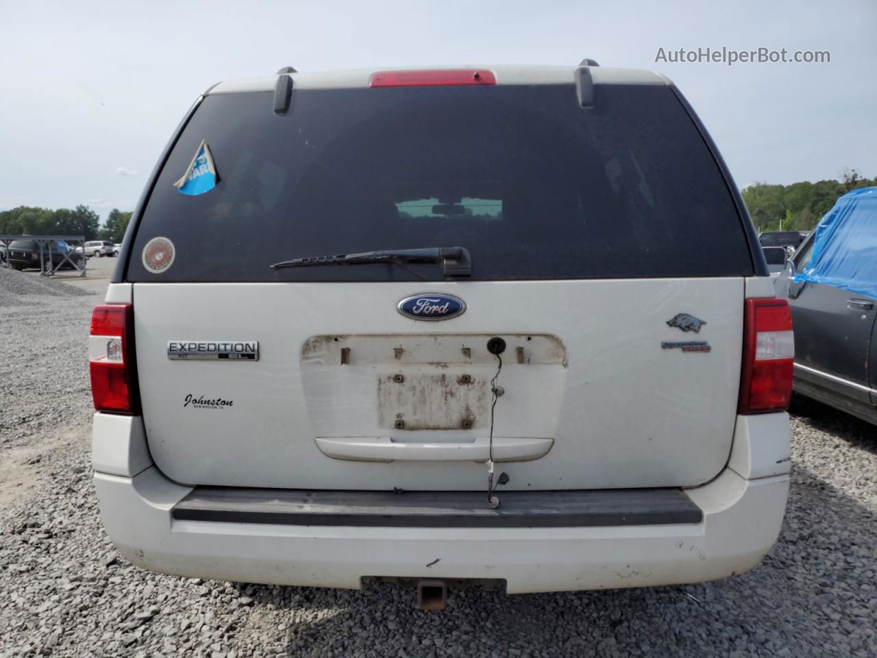 2008 Ford Expedition El Xlt White vin: 1FMFK15518LA05325