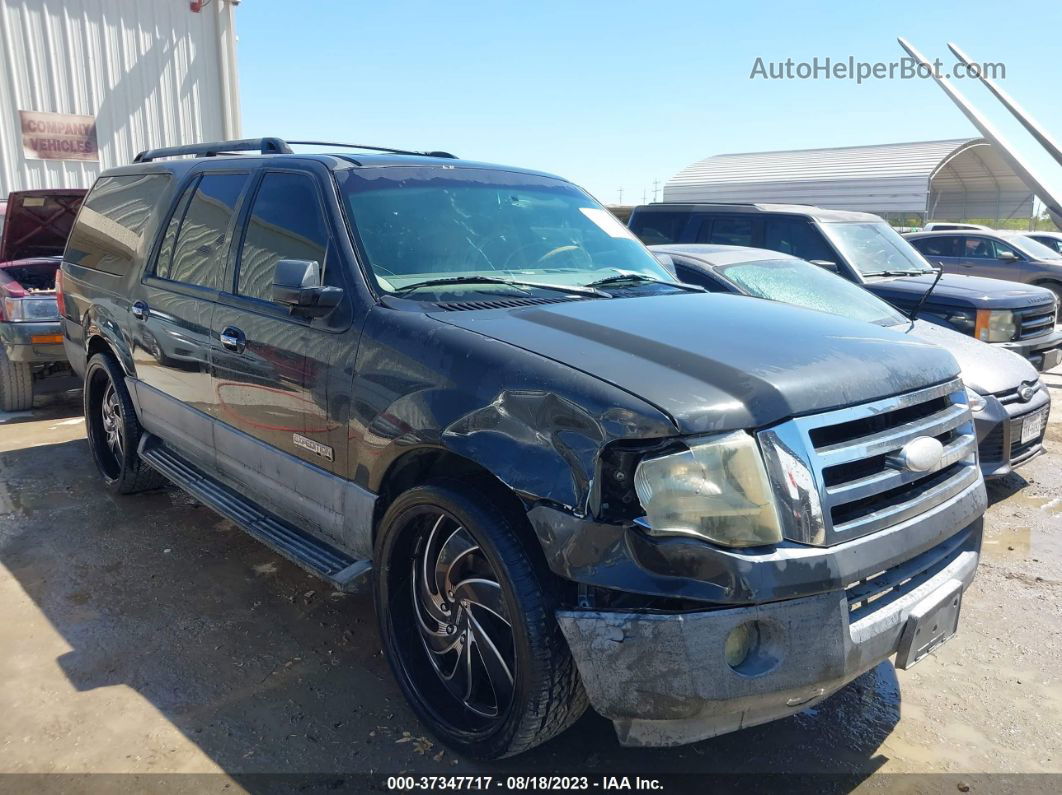 2007 Ford Expedition El Xlt Gray vin: 1FMFK15527LA09365