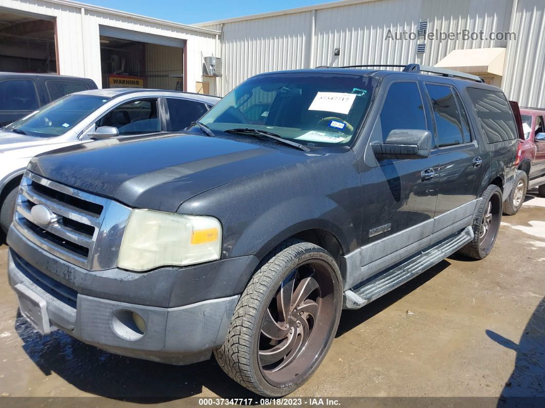 2007 Ford Expedition El Xlt Gray vin: 1FMFK15527LA09365