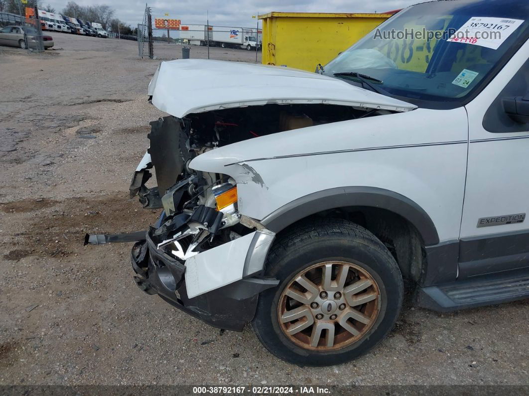 2007 Ford Expedition El Xlt White vin: 1FMFK15567LA49223