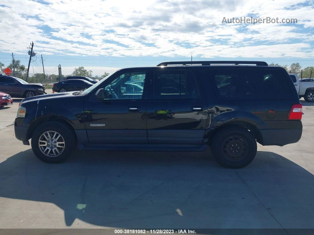 2007 Ford Expedition El Xlt Black vin: 1FMFK15587LA00315