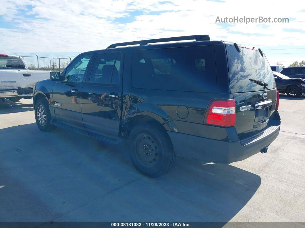 2007 Ford Expedition El Xlt Black vin: 1FMFK15587LA00315