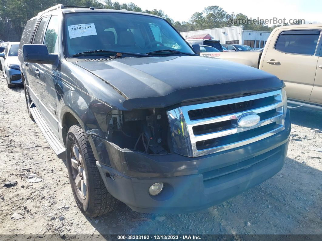 2007 Ford Expedition El Xlt Gray vin: 1FMFK15597LA09122