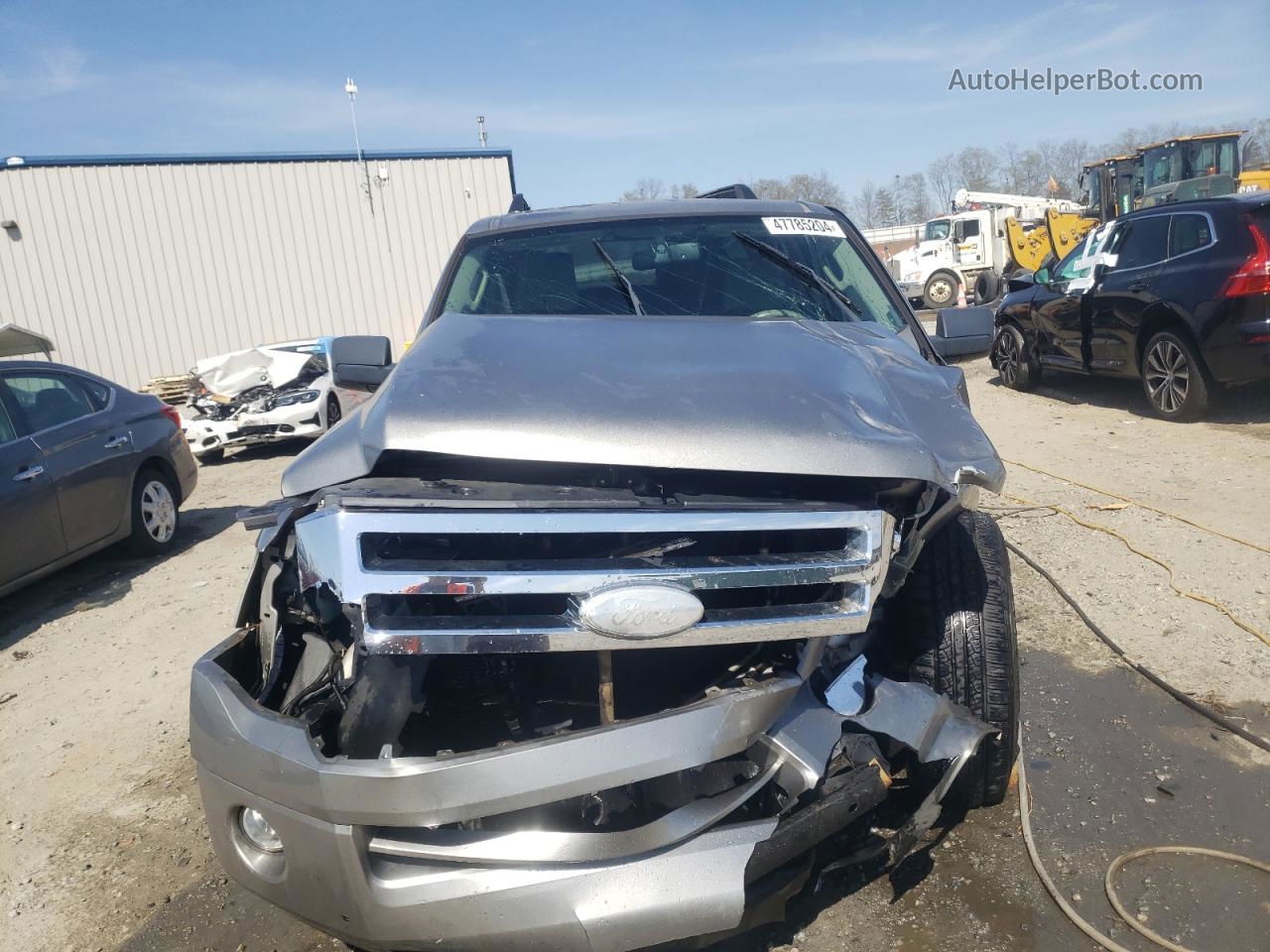 2008 Ford Expedition El Xlt Silver vin: 1FMFK155X8LA52532