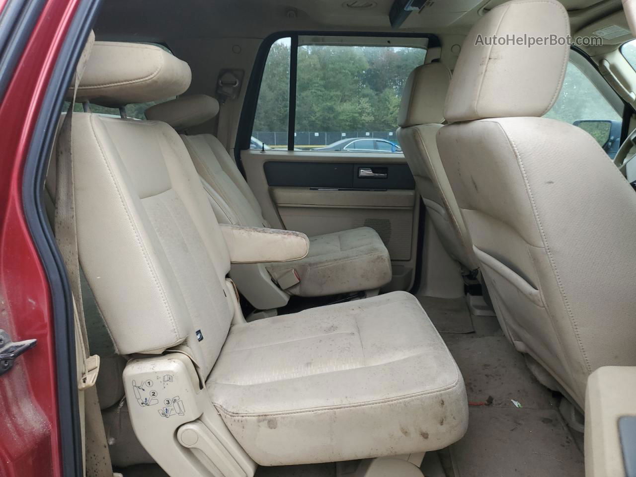 2007 Ford Expedition El Xlt Red vin: 1FMFK16507LA16846