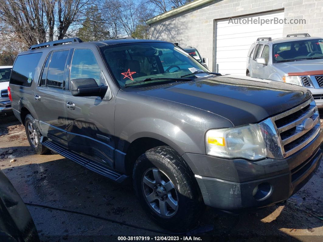 2007 Ford Expedition El Xlt Gray vin: 1FMFK16507LA78795