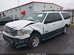 2007 Ford Expedition El Xlt White vin: 1FMFK16507LA87271