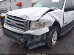 2007 Ford Expedition El Xlt White vin: 1FMFK16507LA87271