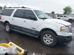 2007 Ford Expedition El Xlt White vin: 1FMFK16507LA87271