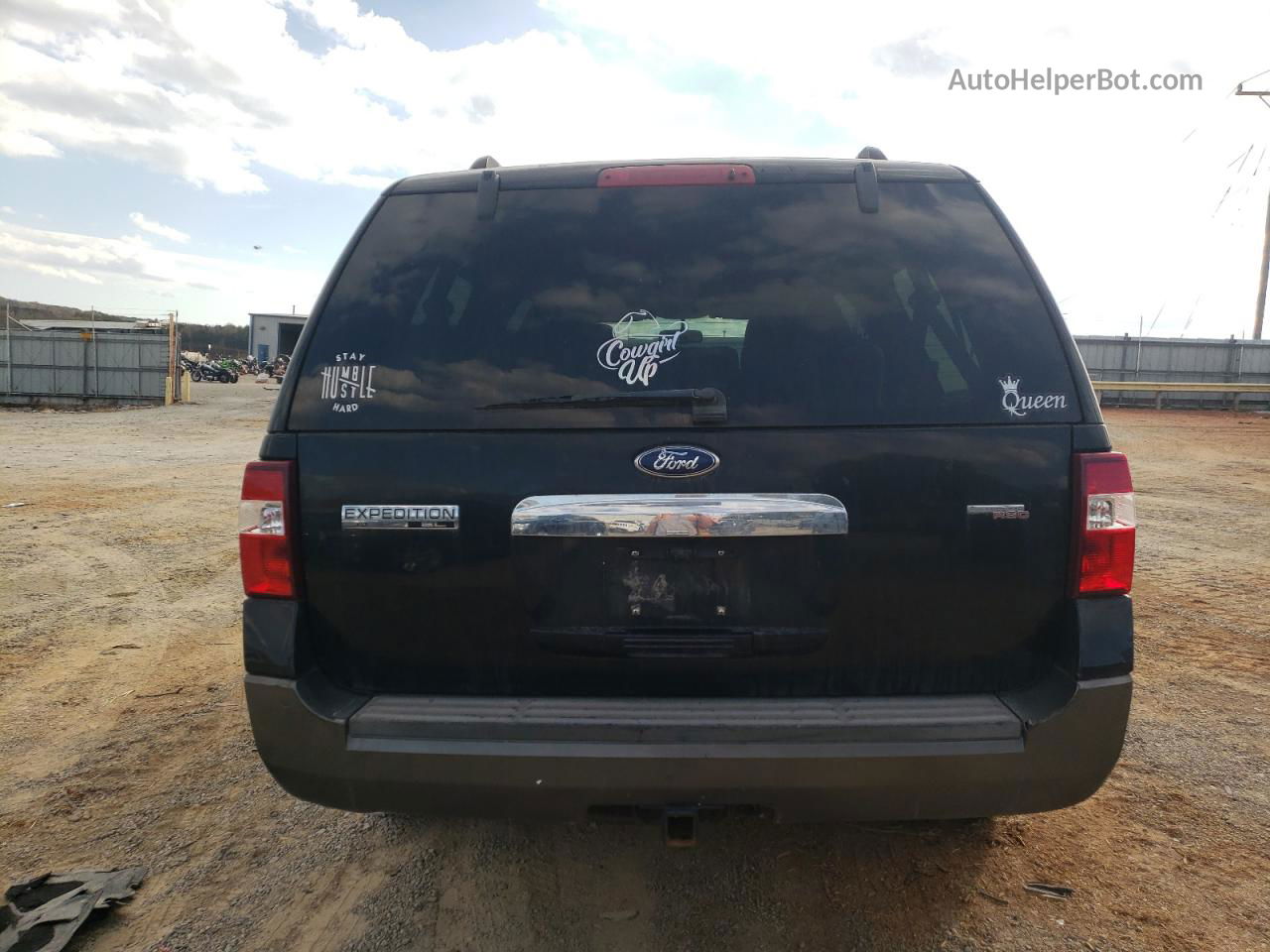 2007 Ford Expedition El Xlt Black vin: 1FMFK16517LA80281