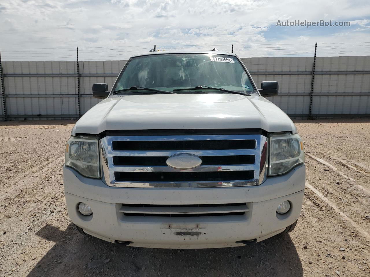 2008 Ford Expedition El Xlt White vin: 1FMFK16518LA55690