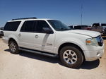 2008 Ford Expedition El Xlt White vin: 1FMFK16518LA55690