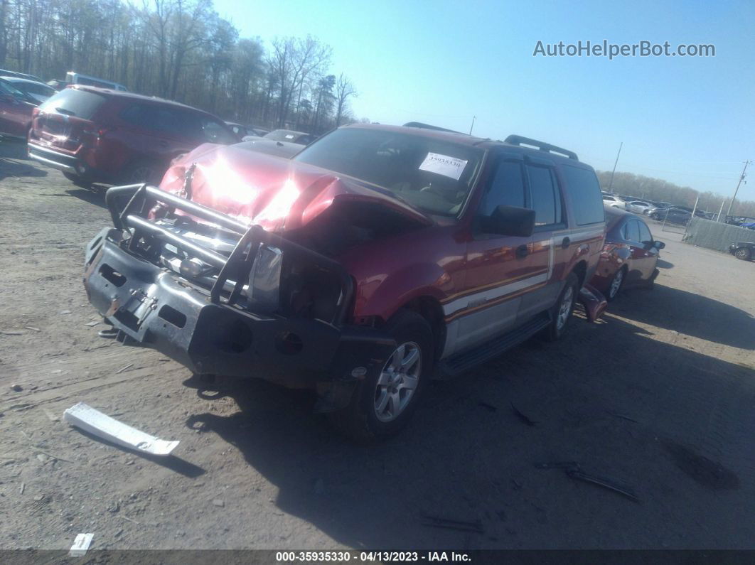 2007 Ford Expedition El Xlt Red vin: 1FMFK16537LA81514